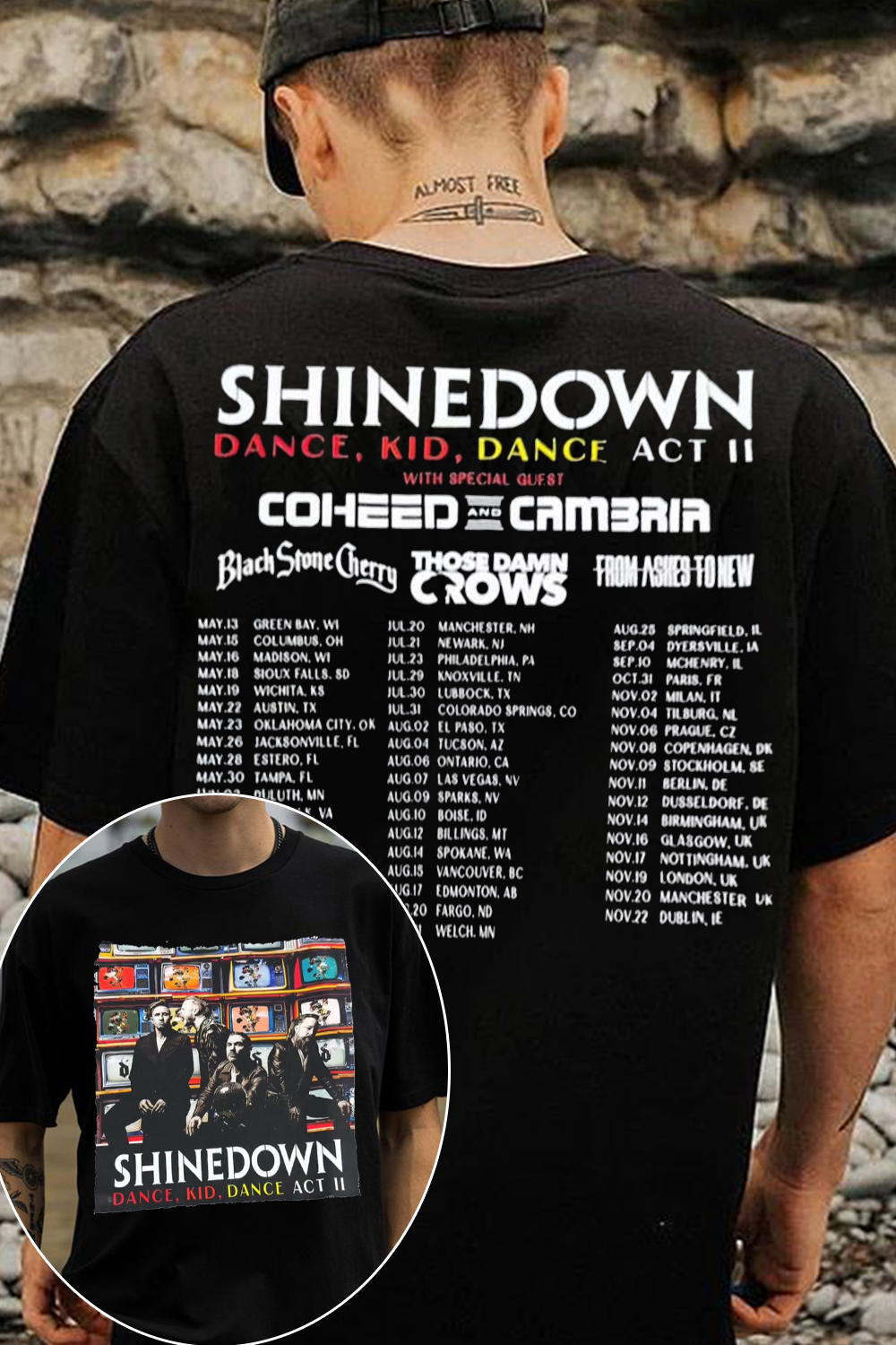Shinedown Rockband Tee