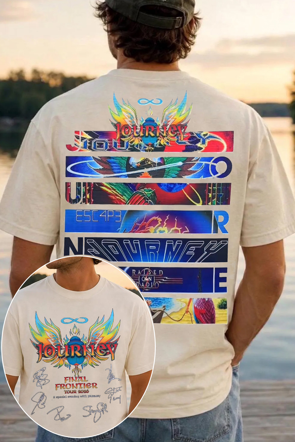 Journey Band Fan Tee