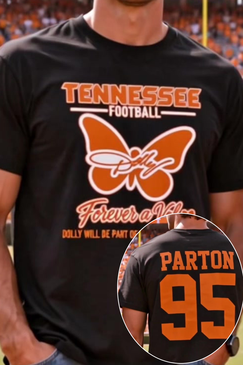 Tennessee Football Dolly Parton T‑Shirt