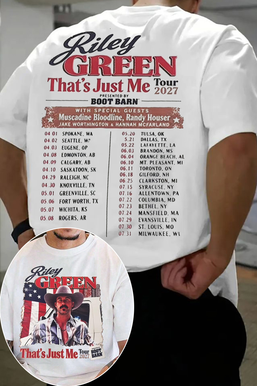 Riley Green Concert Tee