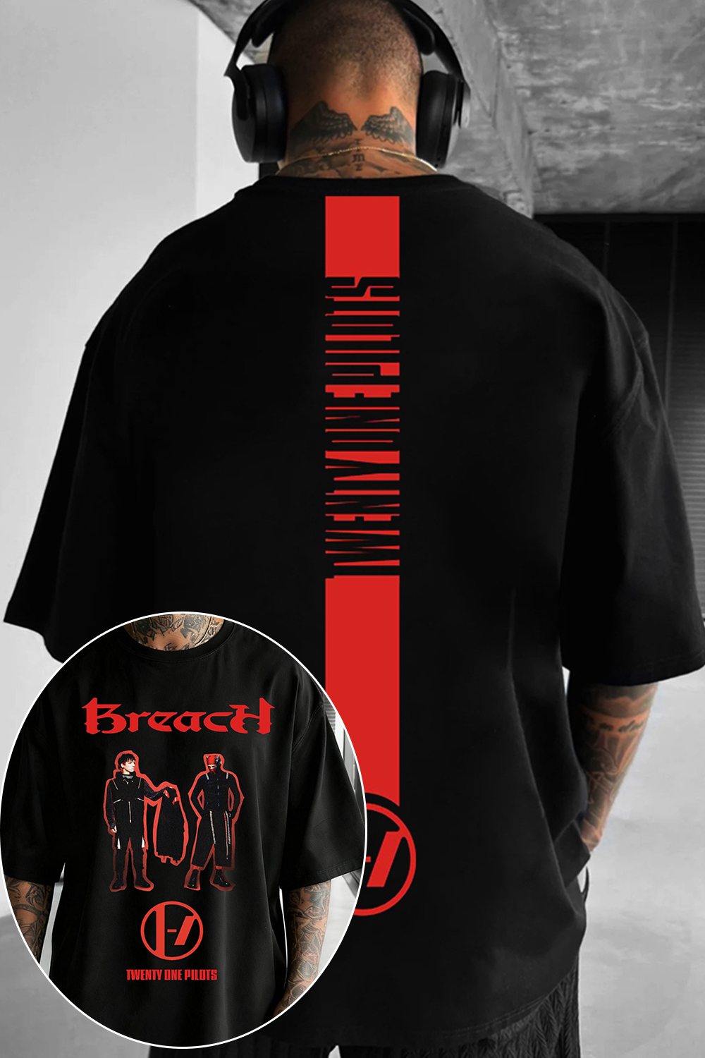 Twenty One Pilots Breach 2-Sided Print T-Shirt