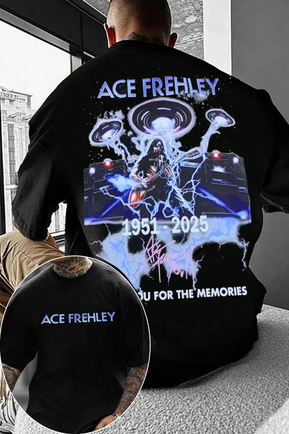 1951-2025 Ace Frehley Kiss Shirt