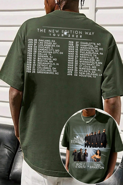 New Edition 2026 Tour Shirt For Men