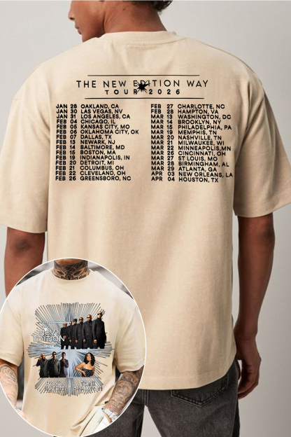 New Edition 2026 Tour Shirt For Men