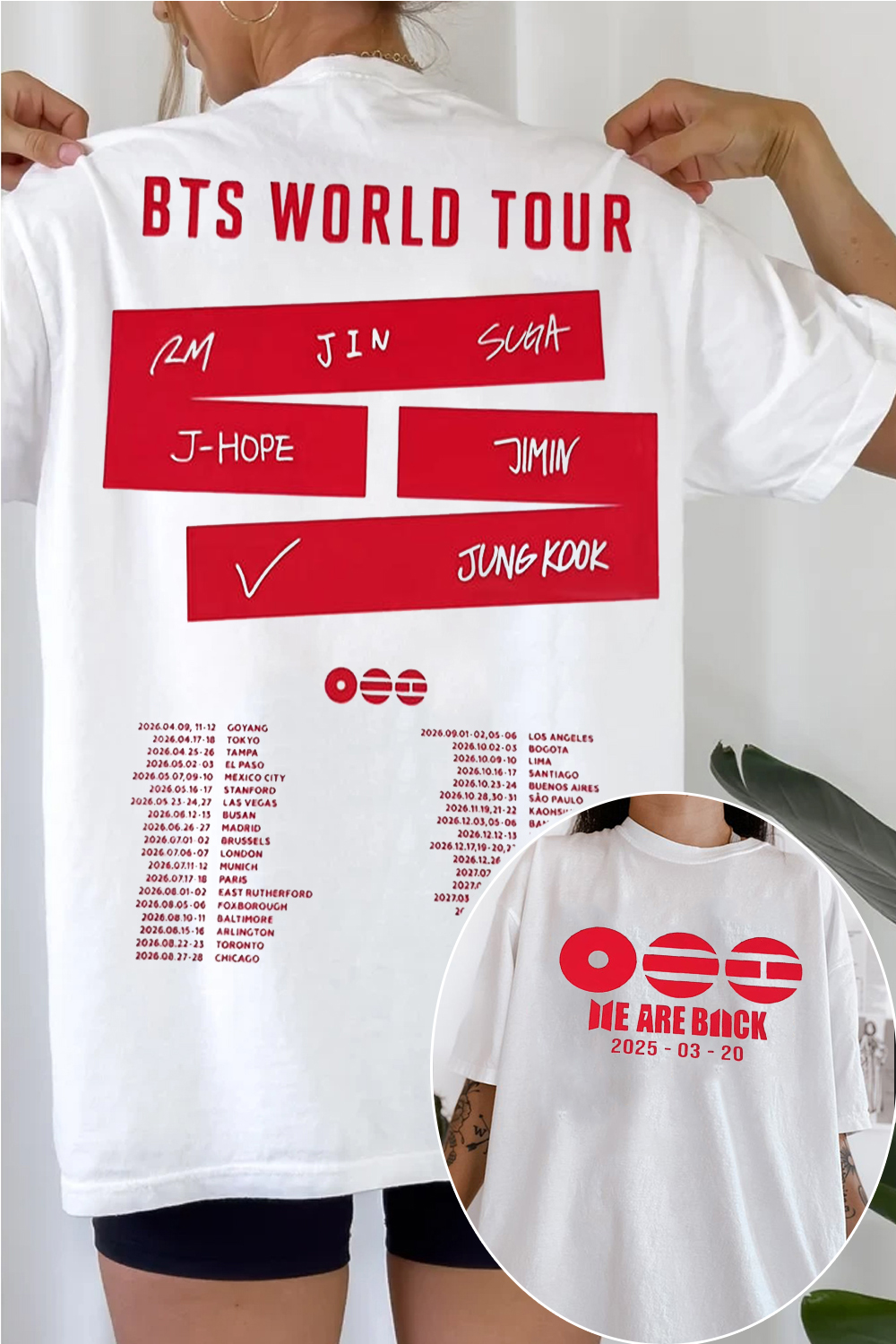 BTS Is Going On Tour🔥💜 Tee