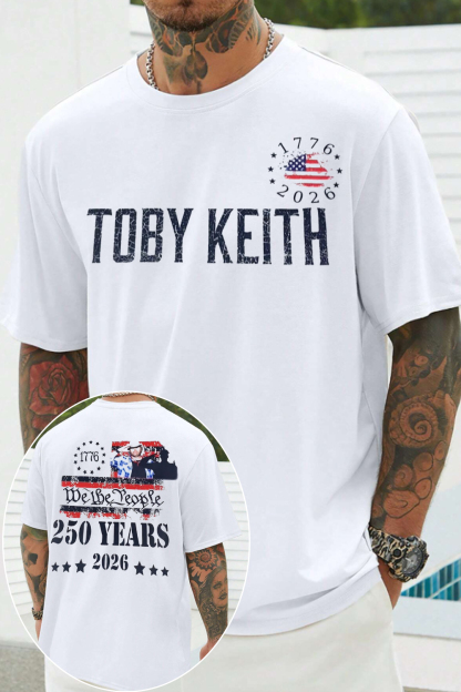 250 Years Of Freedom And Country Music Pride Tee