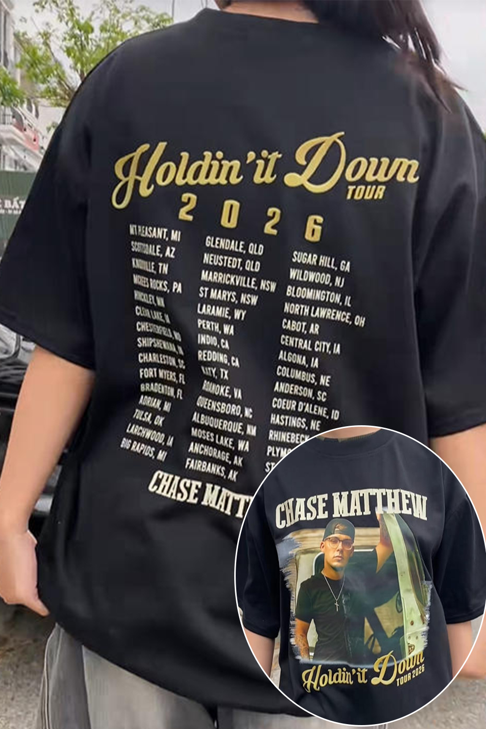 Chase Matthew Tour 2026 Shirt