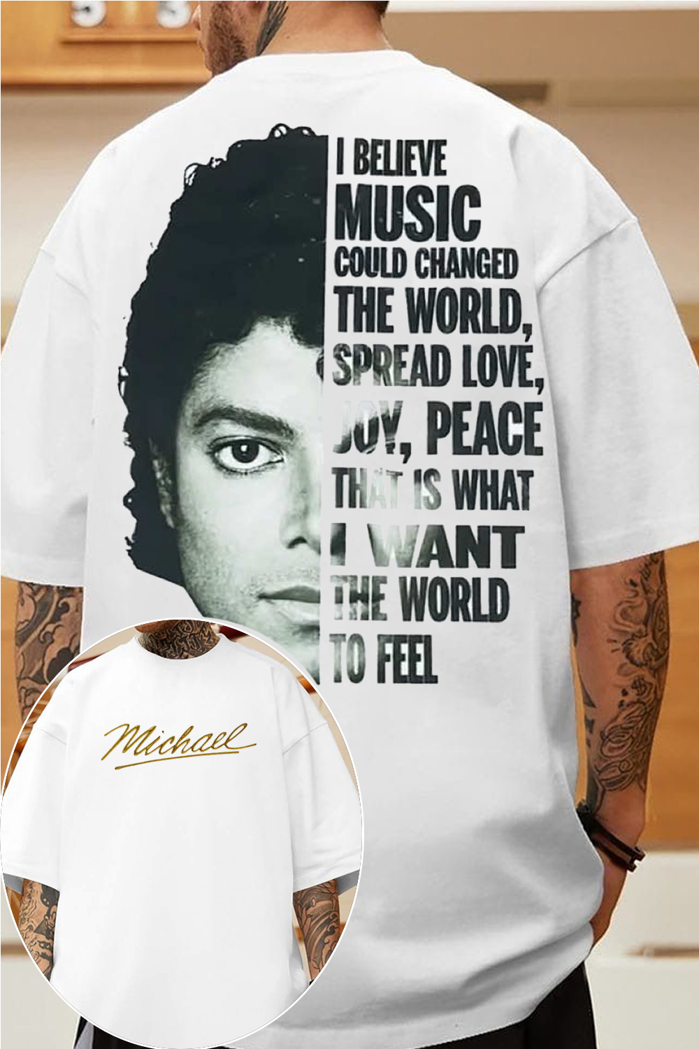 April 24th Micheal Jackson Tee