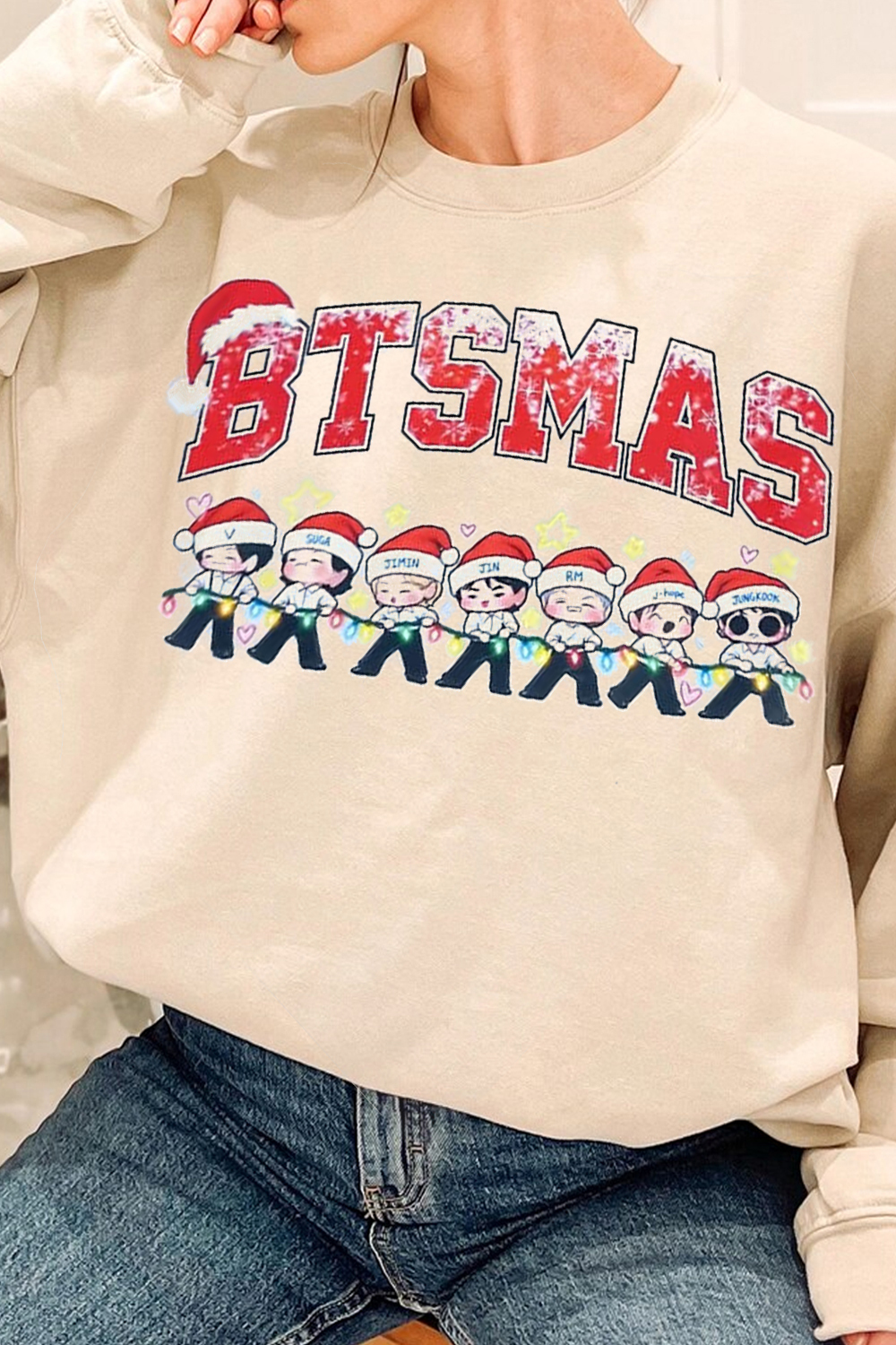 BTSMAS is OT7 🎄💜 Christmas sweatshirt