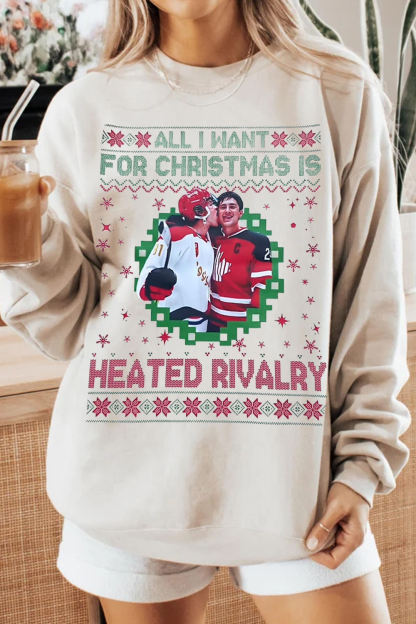 Heated Rivalry Christmas Sweatshirt