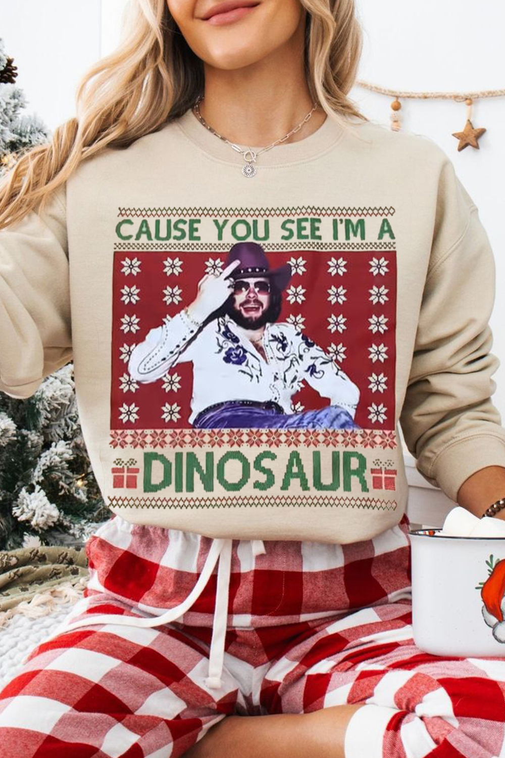 🎄✨ Hank Williams Jr. Christmas Sweatshirt