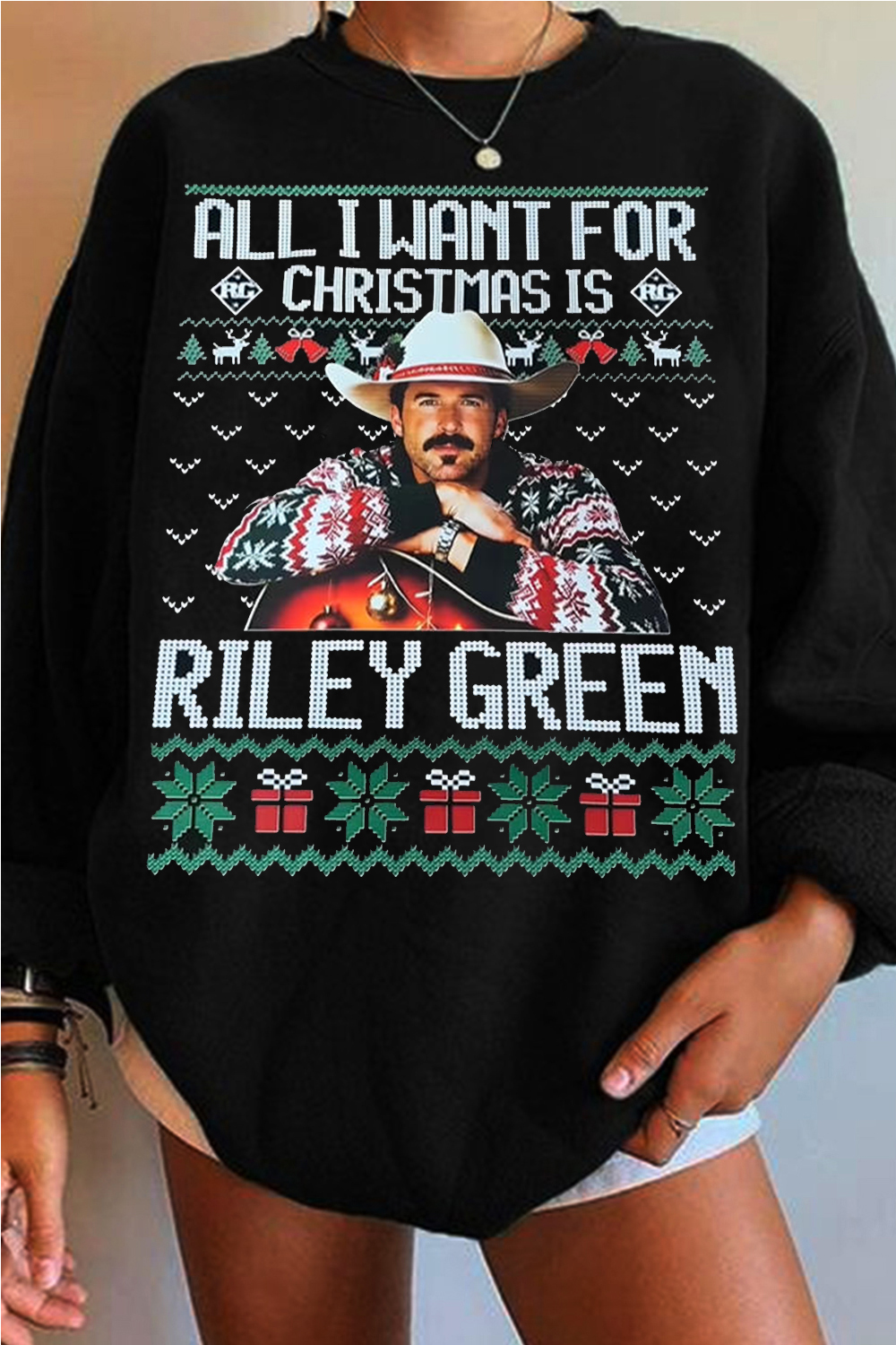 Riley Green Christmas Sweatshirt