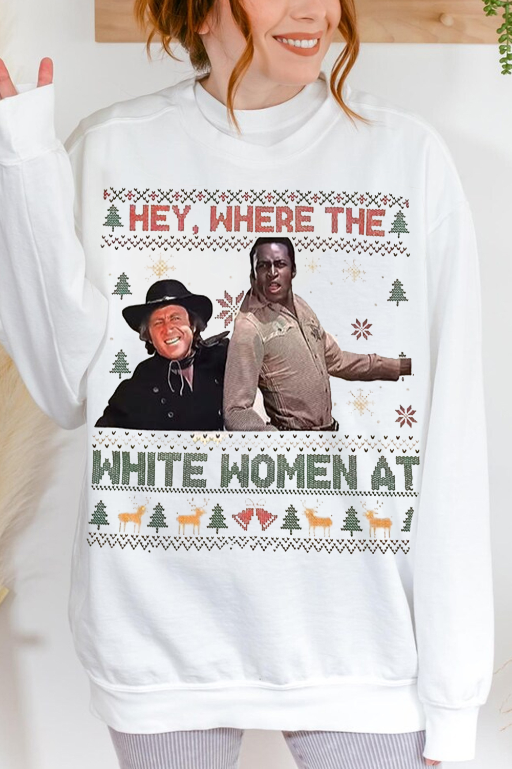 Blazing Saddles Christmas Sweatshirt