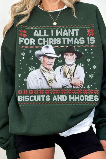 Lonesome Dove Christmas Sweatshirt