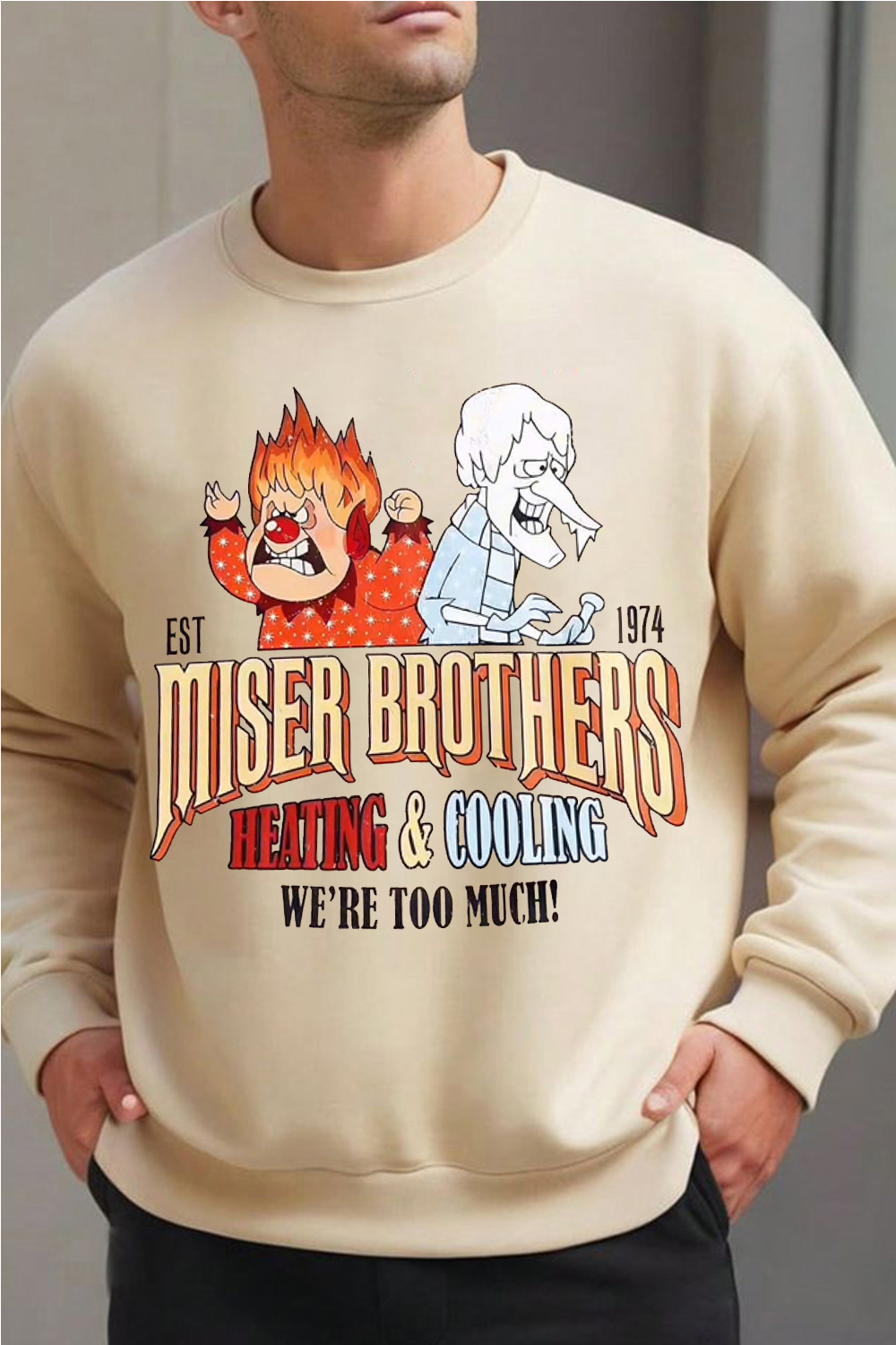 A Miser Brothers' Christmas Movie Sweatshirt