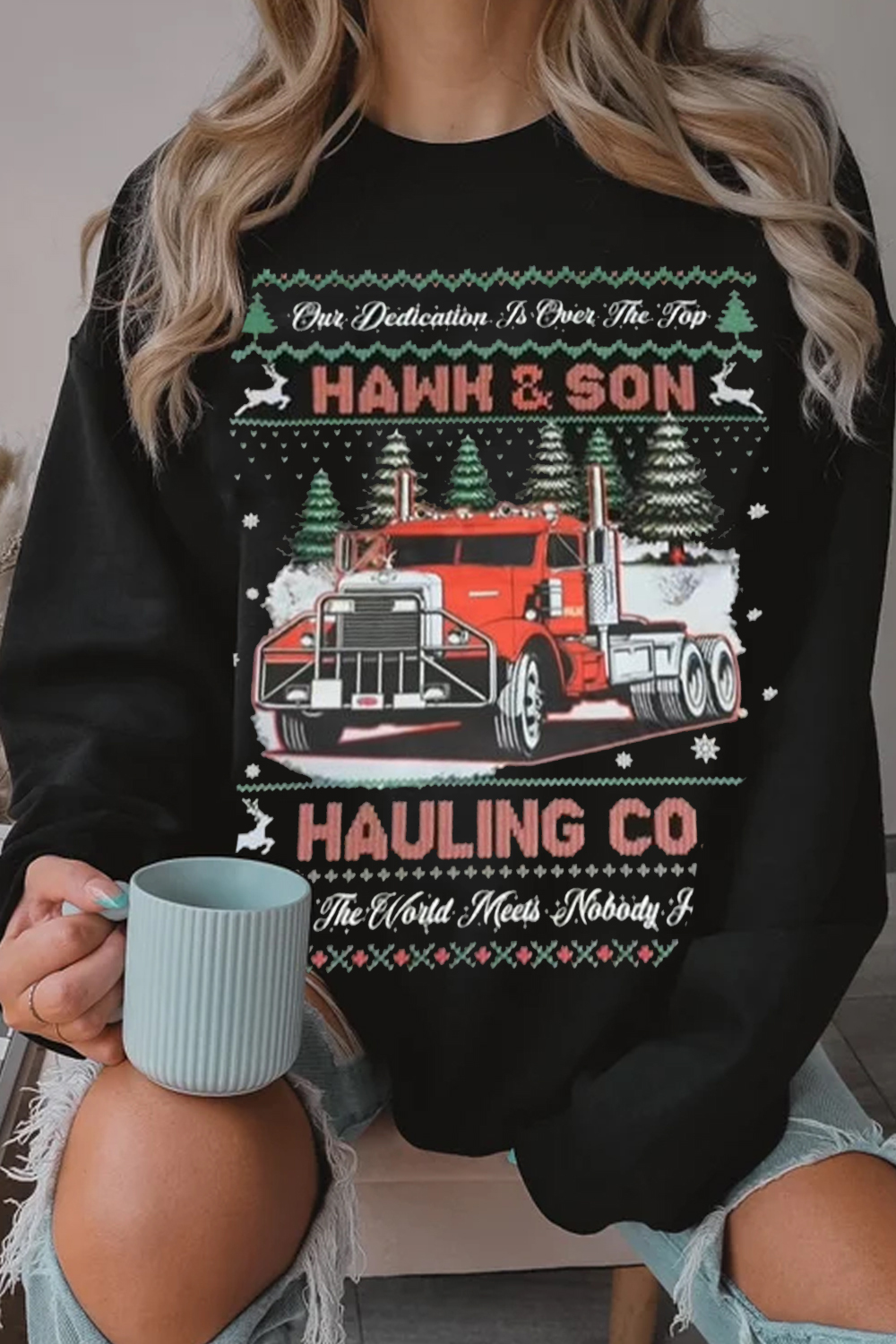 Over The Top Christmas Sweatshirt