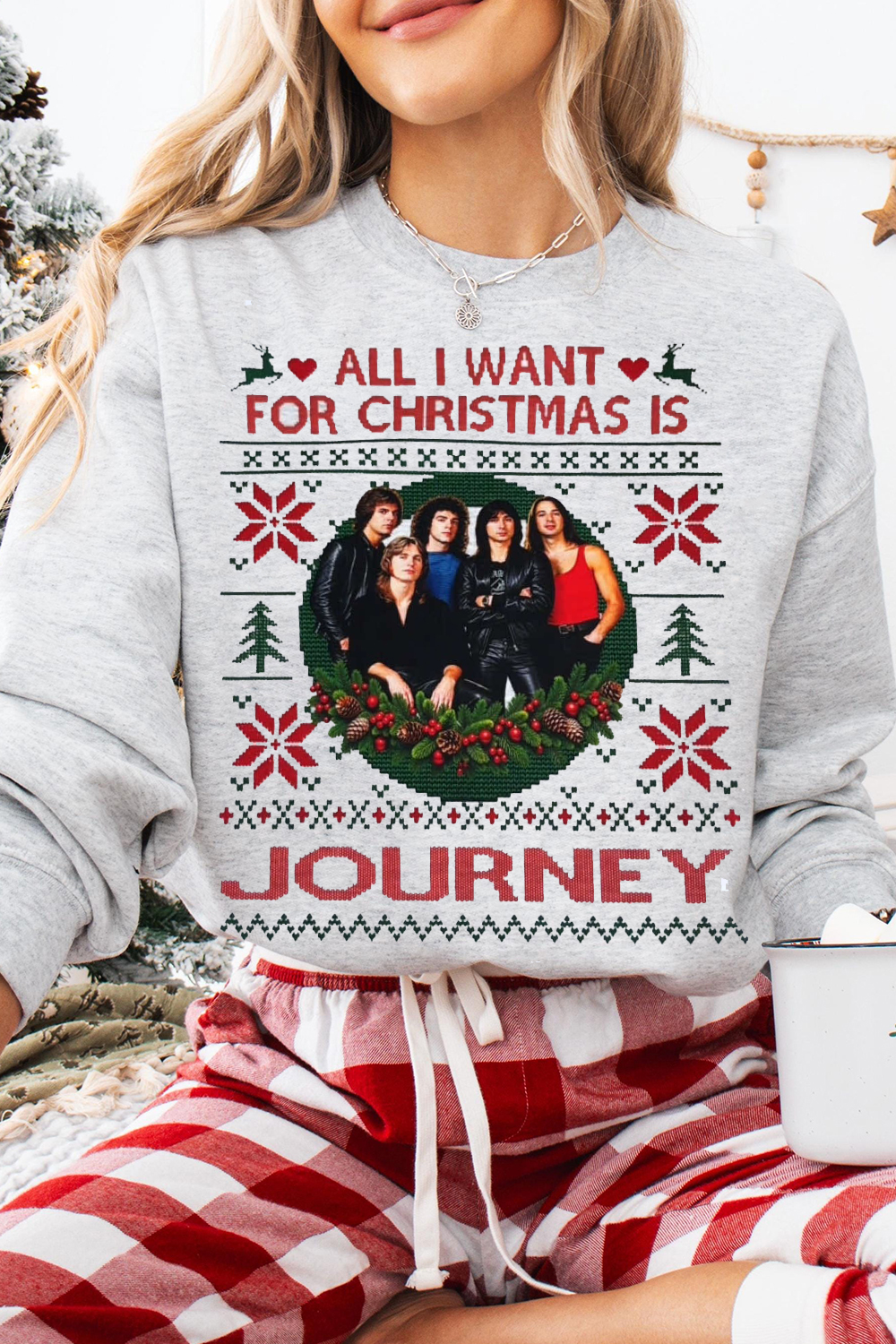 Journey Christmas Sweatshirt
