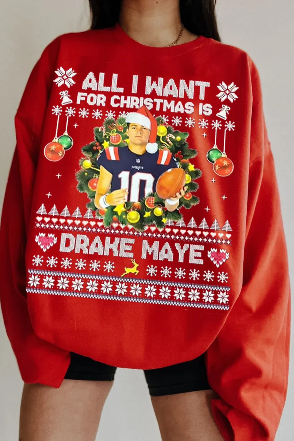 Drake Maye Women Sweatshirt