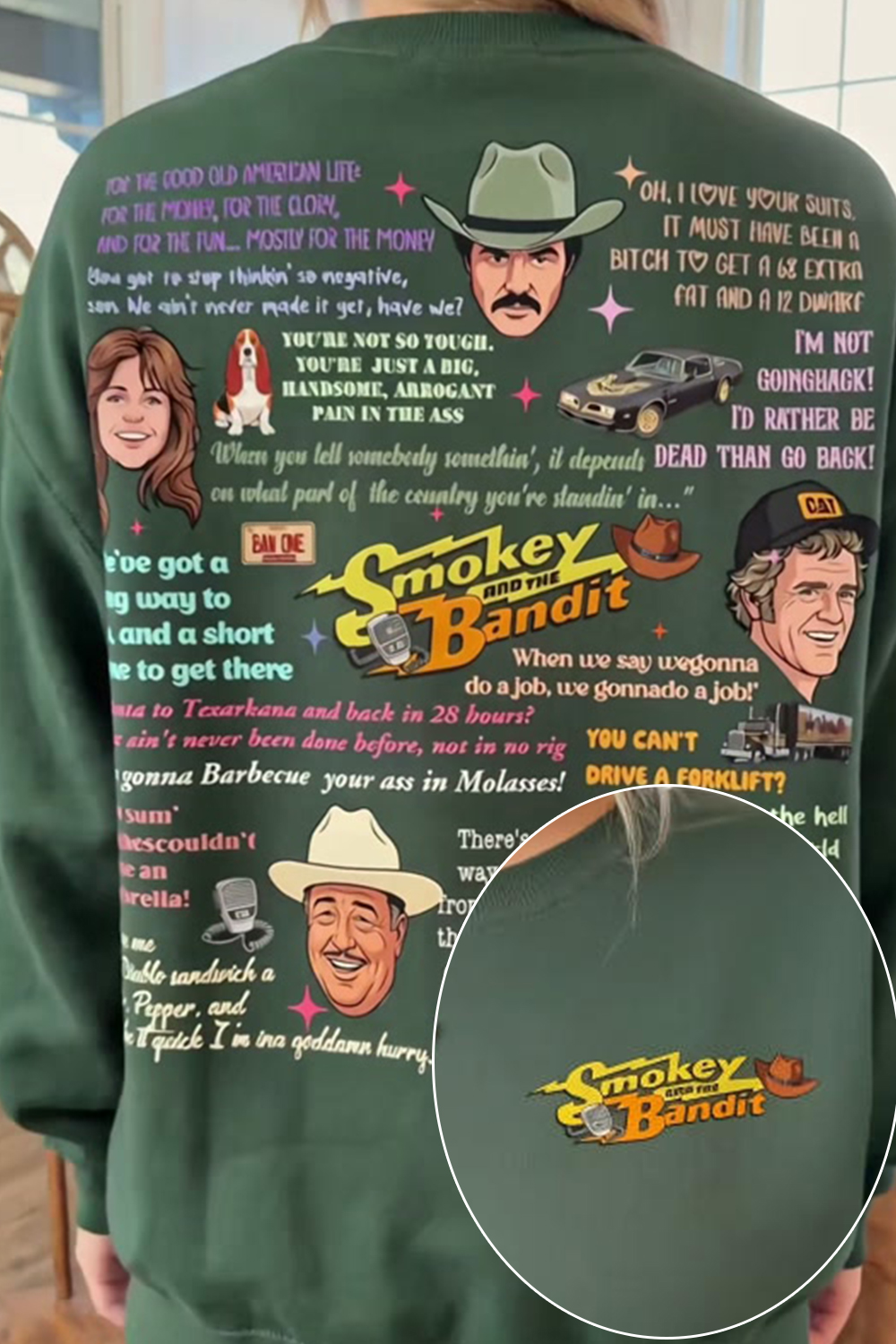Smokey And The Bandit Movie Sweatshirt🎄