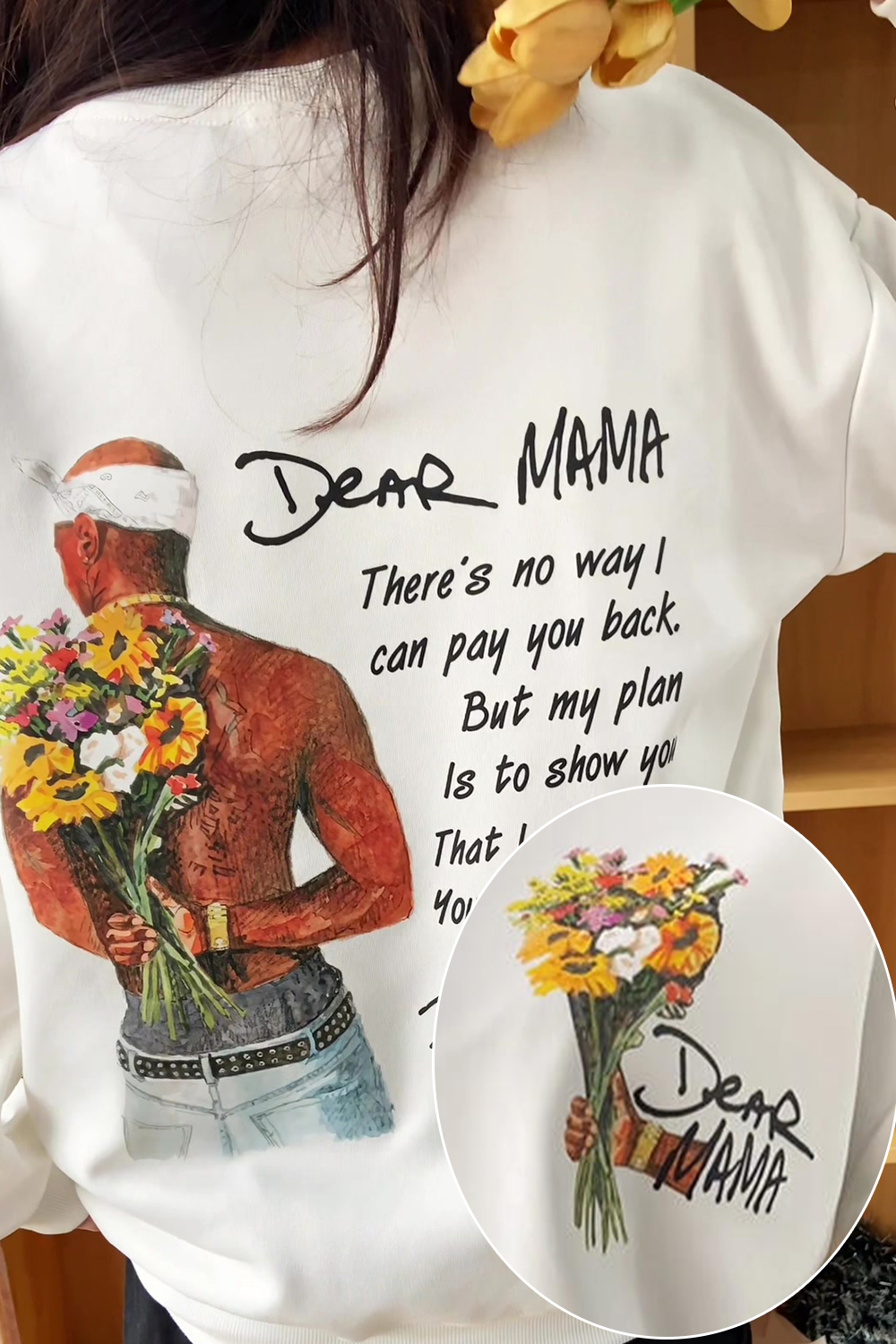 Mom 💐 Tupac Sweatshirt