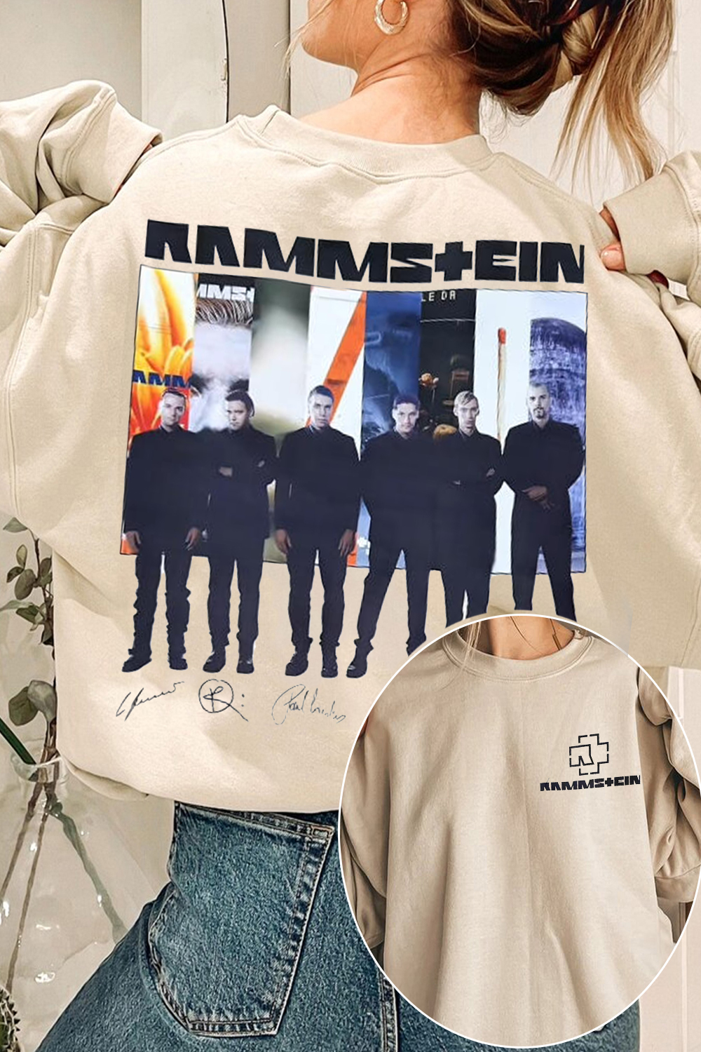 Rammstein 2-Sided Printed Sweatshirt