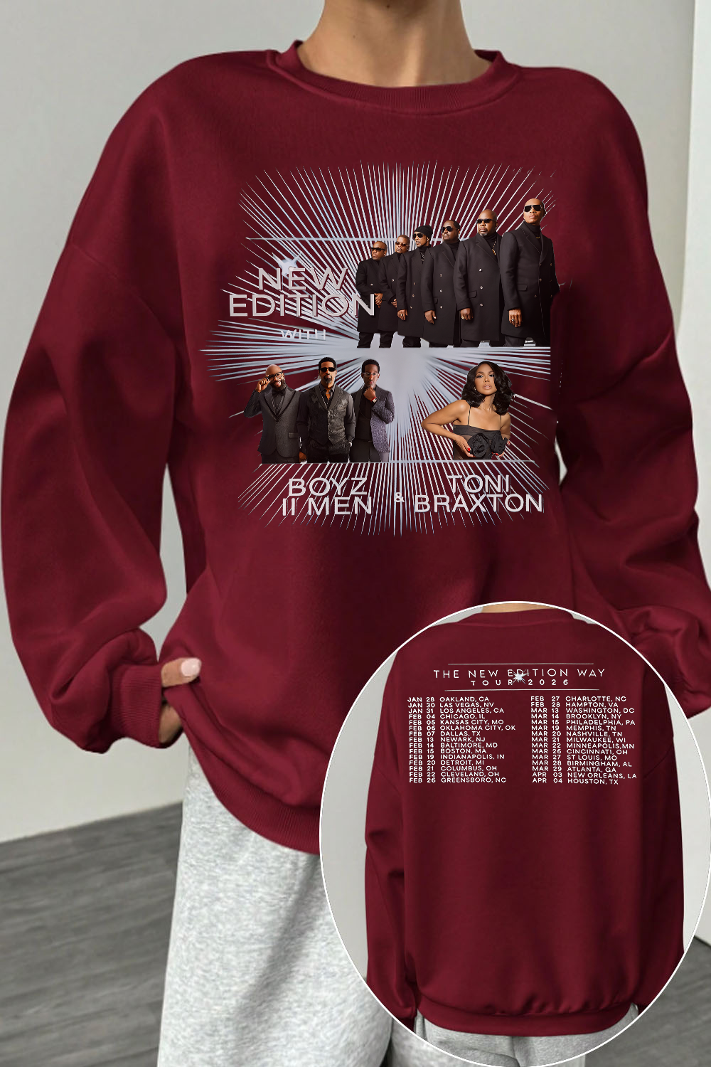 New Edition 2026 Tour Shirt Sweatshirt