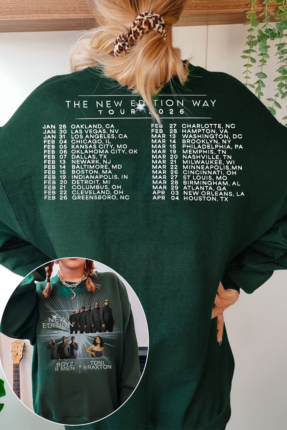 New Edition 2026 Tour Shirt Sweatshirt