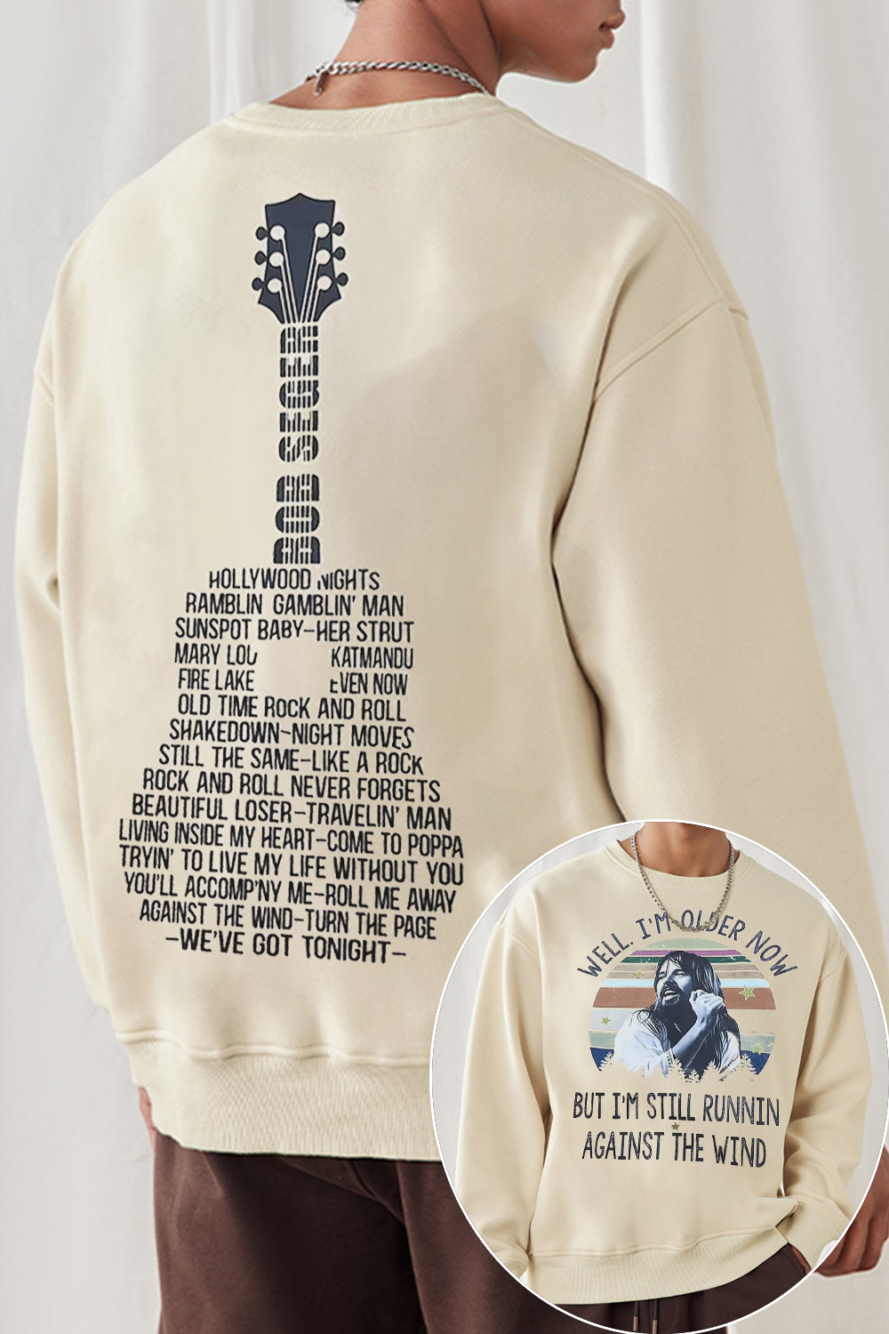 Against The Wind Bob Seger Sweatshirt