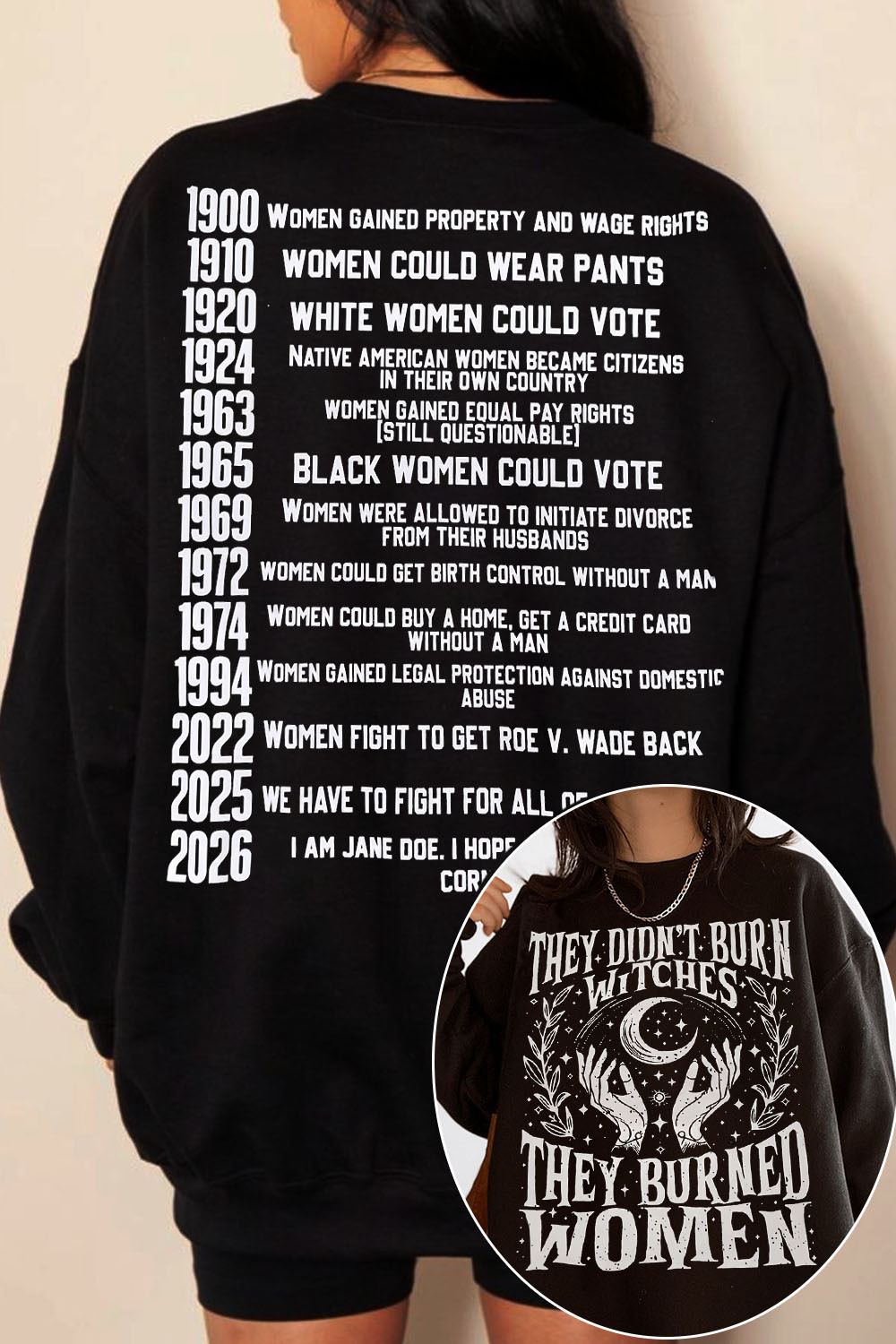 "I AM JANE DOE" - I've Never Bought A Sweatshirt