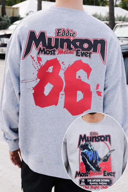 Eddie Munson Stranger Things5 Sweatshirt