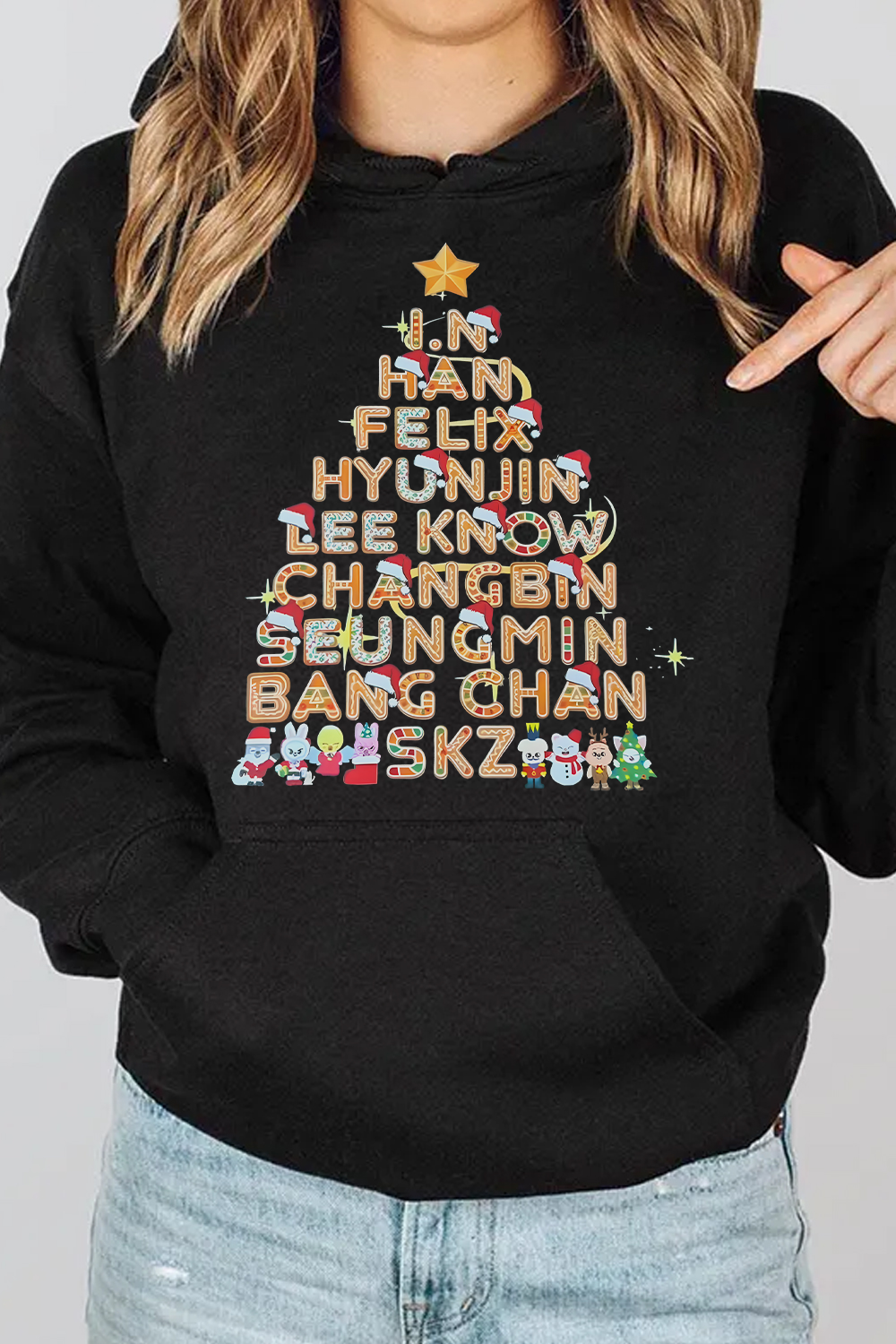Stray Kids Fans Christmas Hoodie