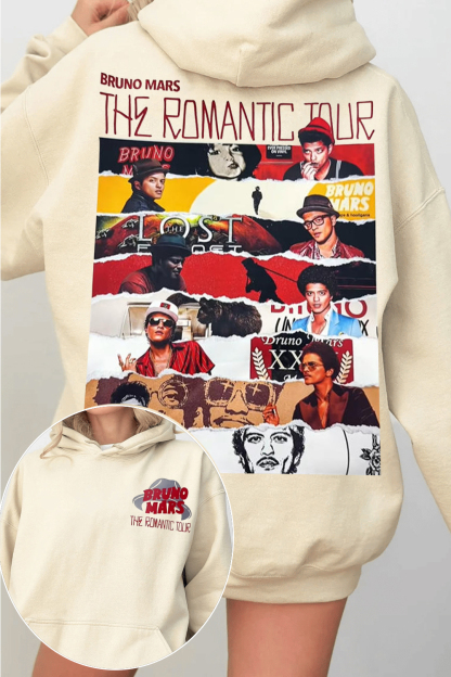 Bruno Mars Fans The Romantic Tour 2026 Hoodie