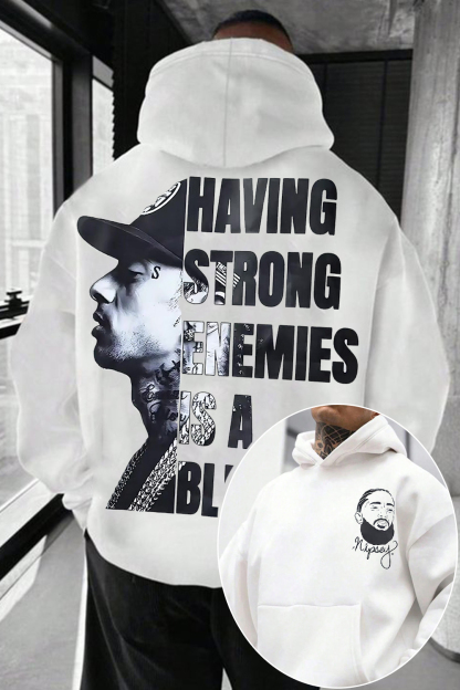 Nipsey Hussle 2-Sided Printed Hoodie