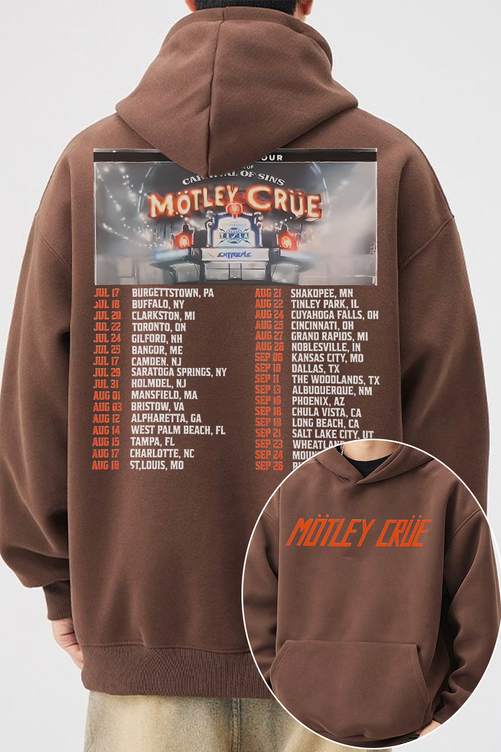 Motley Crue 2026 Tour Hoodie