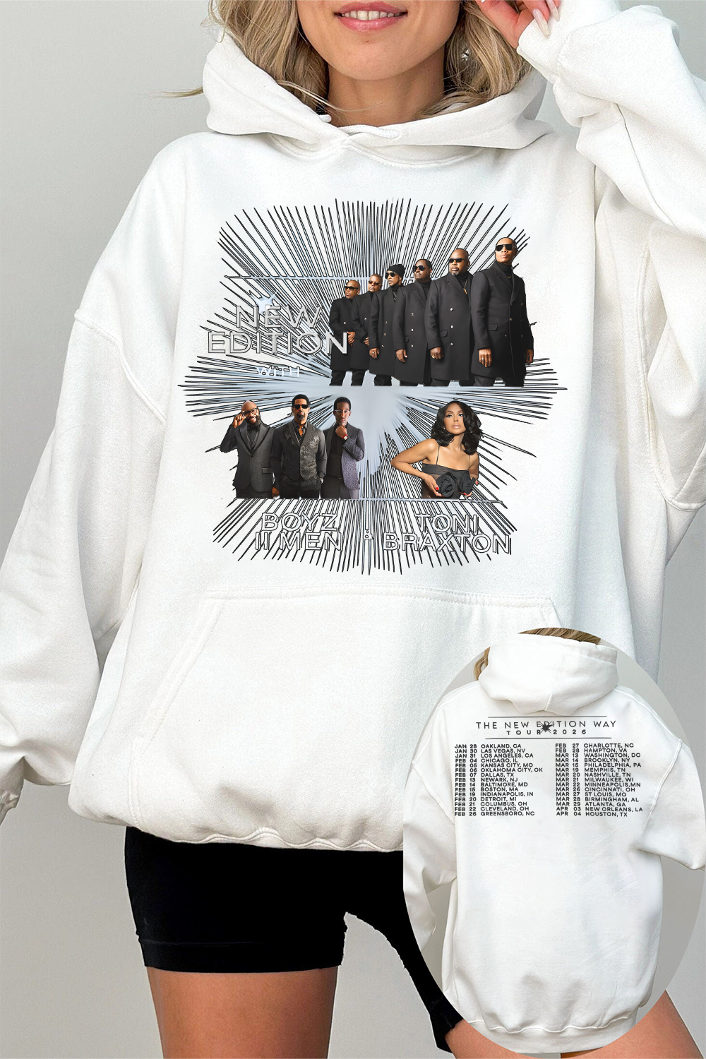 New Edition 2026 Tour Shirt Hoodie