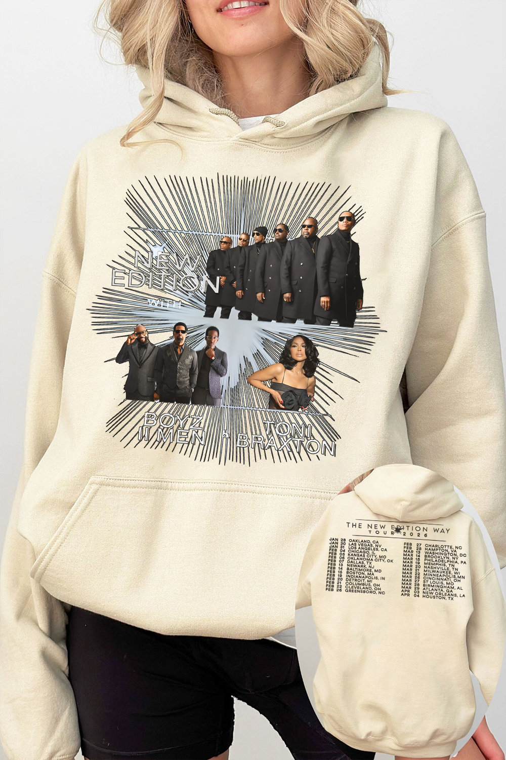 New Edition 2026 Tour Shirt Hoodie