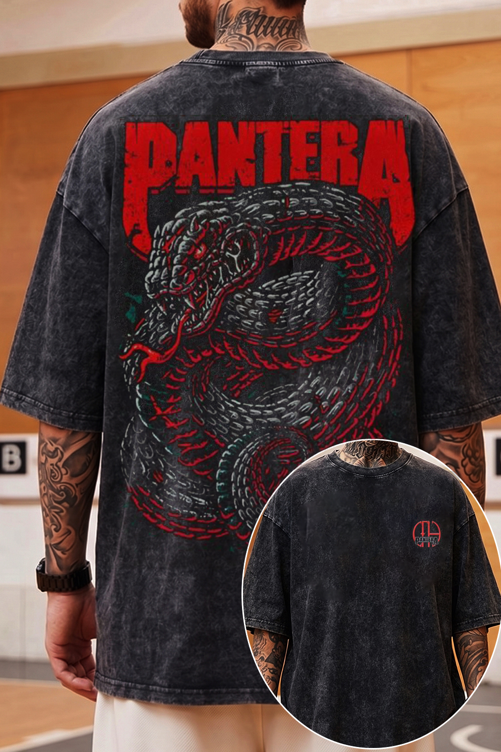 Pantera Washed Cotton T-Shirt