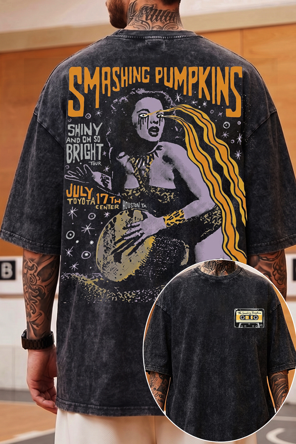 The Smashing Pumpkins Band Washed Cotton Tee