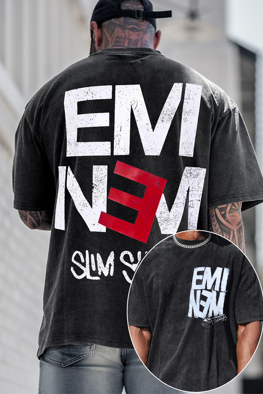 Eminem Gen Z 😎 Washed Shirt