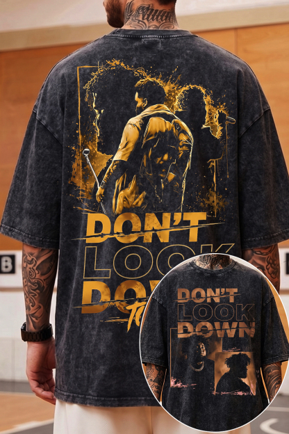 Rodwave Washed Cotton Printed T-Shirt