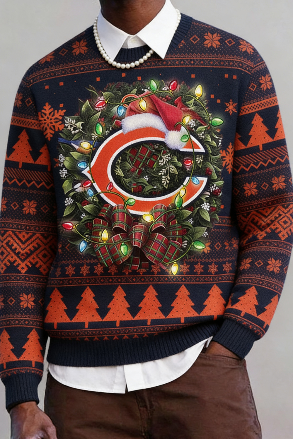 Da Bears Ugly Christmas Sweater Chicago-Bears