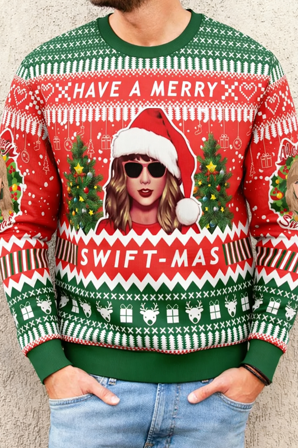 Swift Mas Taylor Swift Ugly Christmas Sweatshirt
