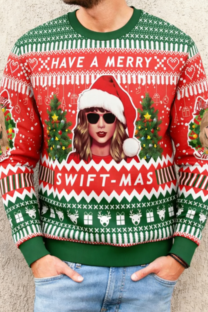Swift Mas Taylor Swift Ugly Christmas Sweatshirt