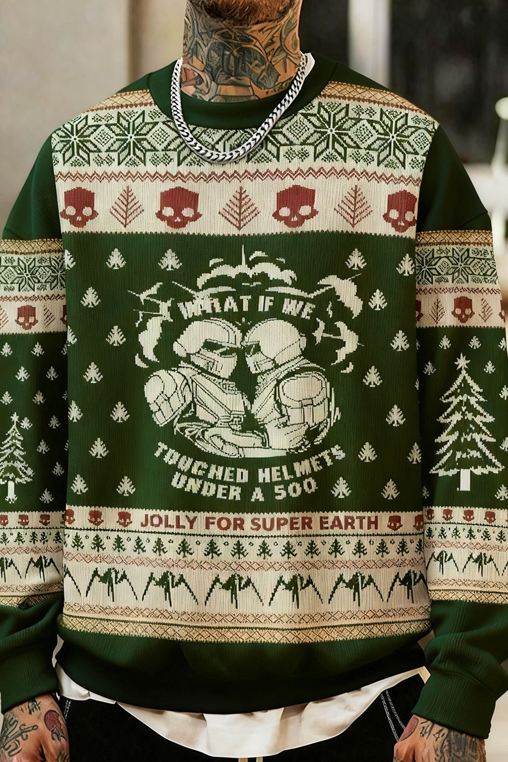 Helldivers 2 Hell Ugly Christmas Sweatshirt