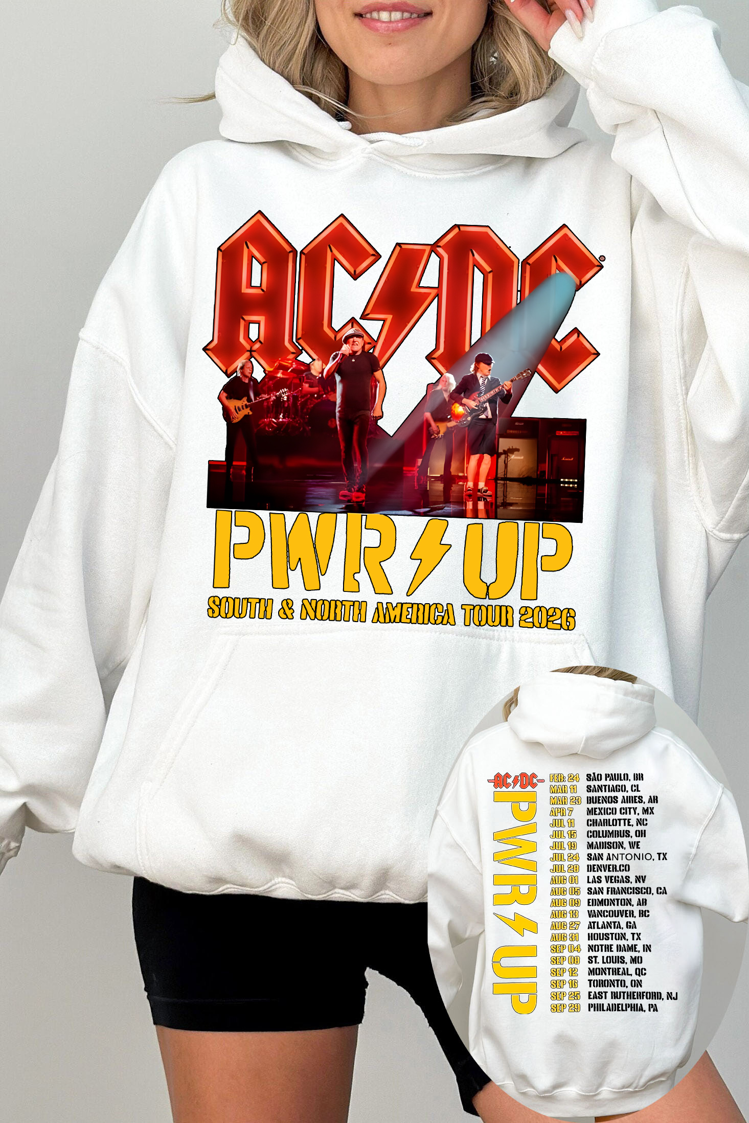 AC/DC Hoodie For Women