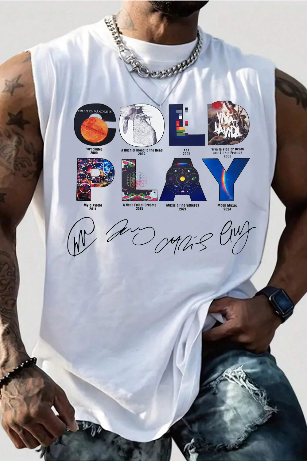 Coldplay Men‘s vest