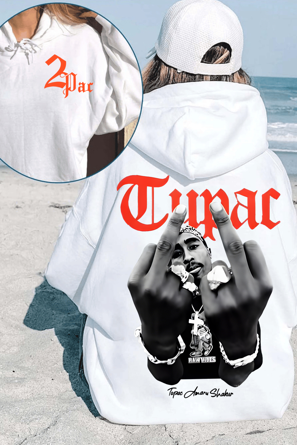2Pac Hoodie For Women