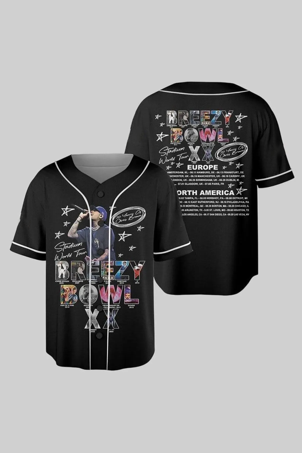 Personalized cb Breezy Bowl Baseball Jersey