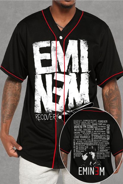 EMINEM poster Baseball Jersey