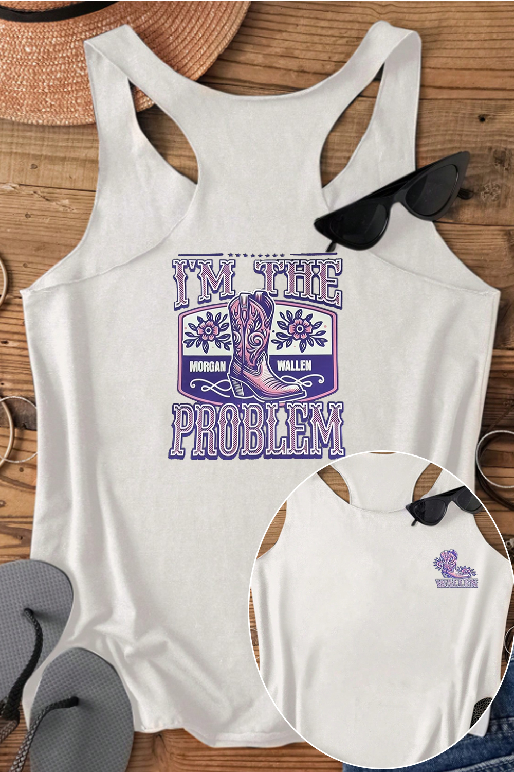 morganwallen music fansRacerback vest